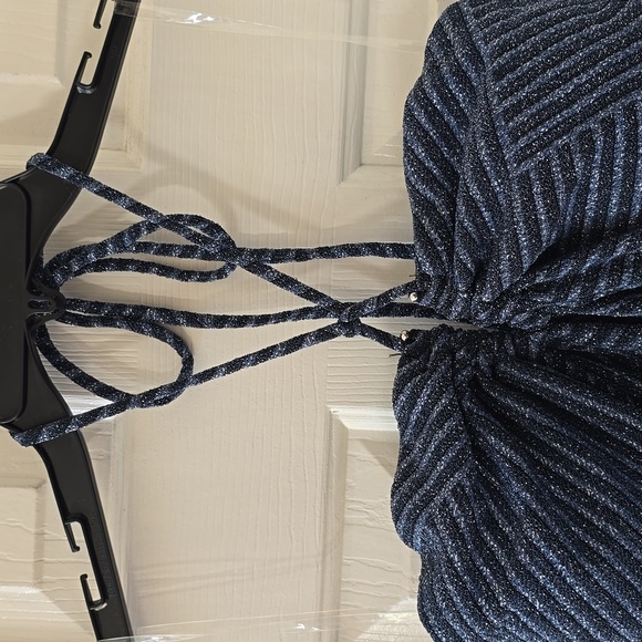 SPEECHLESS BRAND JUNIORS BLUE DRESSY DRESS SIZE 13 - Picture 5 of 16